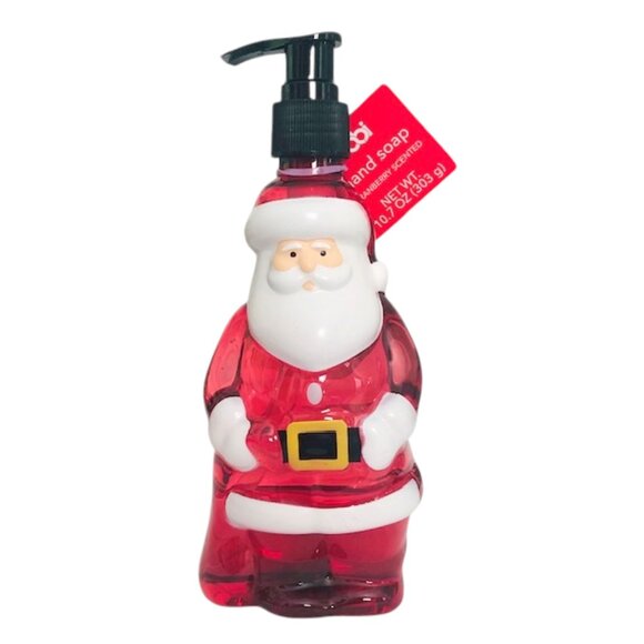 Santa Claus Hand Soap Plastic Refillable Dispenser - Picture 5 of 5